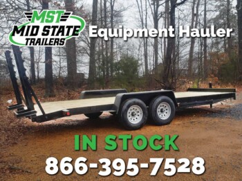 Mid State Trailers Equipment Hauler - 20', 14K GVWR