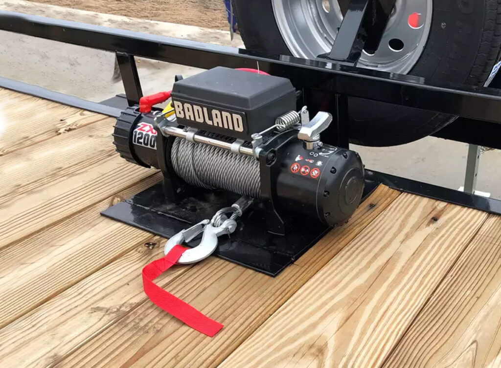 winch for a Gooseneck or Equipment Hauling Trailer
